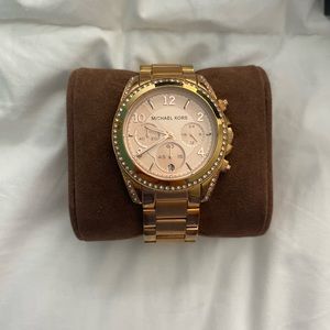 Michael Kors rose gold watch